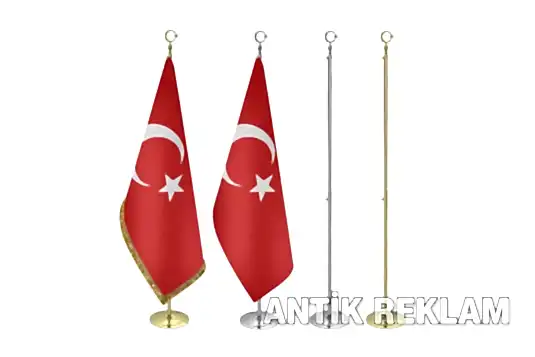 Makam bayrağı çeşitleri Türk altın gümüş görünümü